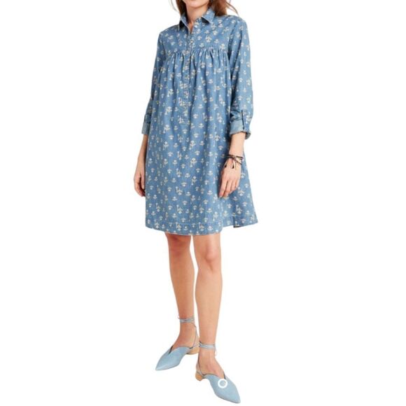 Anthropologie Rochelle shirtdress 4P - Picture 1 of 13